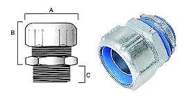 Conectores roscados para flexible zoloda 1"