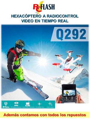 Drone Camara Pantalla Wl Toys Q292 Video Directo Hd Retorno