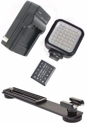 Iluminador Video 36 Led + Batería + Cargador + Barra Recta