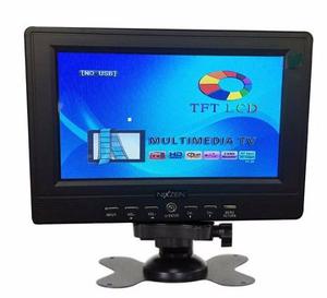 Monitor Pantalla Lcd 7 Tft Seguridad Video Camara Sd Auto