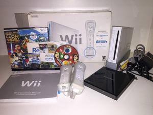 NINTENDO Wii EN CAJA ORIGINAL COMPLETA MUY BUEN ESTADO INCL:
