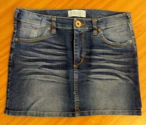 Pollera de Jeans elastizada