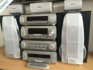 Vendo equipo de música marca technics con 5 CD, home