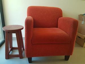 Vendo sillón de 1 cuerpo color rojo