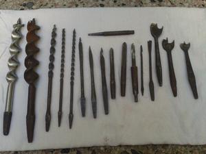 15 mechas para perforadora antigua manual