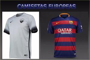 2 CAMISETAS EUROPEAS