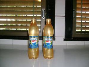 Lote De 2 Botellas Coleccionables De Pepsi