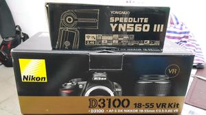 Nikon D + flash YN560 III