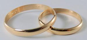 Par Alianzas Oro 18k Clasicas 4 Grs Casamiento Plan 6 Cuotas