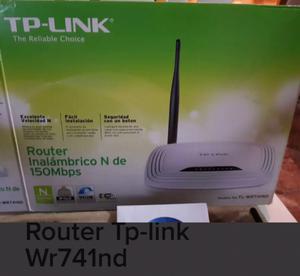 Router Inalámbrico TPLINK Wr741nd