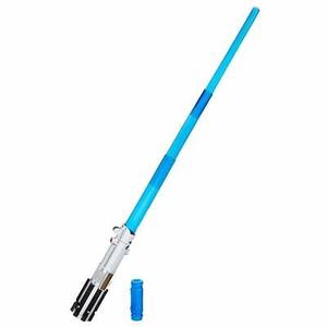 Star Wars Rey Sable Laser De Luz Y Sonido Hasbro Color Azul