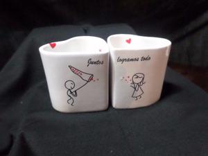 Tazas de cerámica Amor