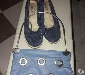 VENDO ZAPATOS poco uso N°36 Y CARTERA CUERO SINTETICO