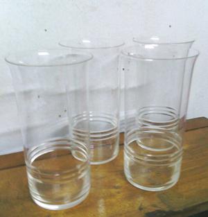 Vasos x 4. ANTIGUOS.