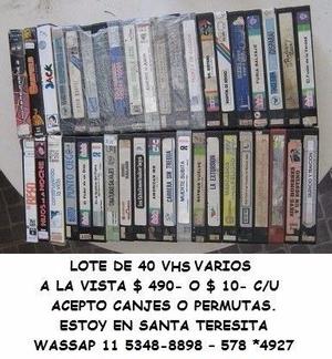 40 VHS A LA VISTA