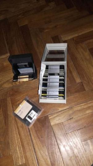 Lote vintage de diskettes 3,5