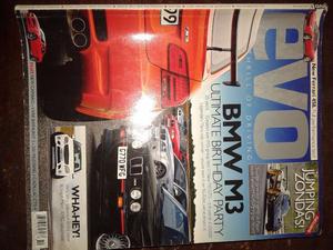 REVISTA EVO BMW M3 CAMARO MUSTANG CADILLAC en ingles