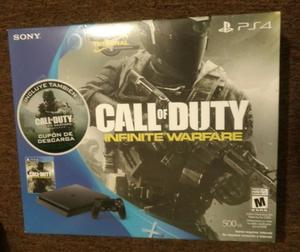 VENDO PS2 SLIM 500GB + CALLOF DUTY INFINITE WARFARE