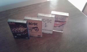 Vendo cuatro Cassettes de AC /DC