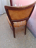 silla estilo frances de madera roble $