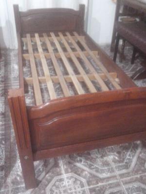 CAMA DE 1PL DE ALGARROBO