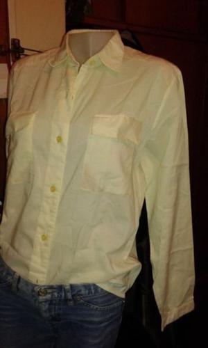 CAMISA IMPECABLE TALLE S/M COLOR NATURAL