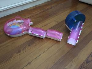Laberinto con rueda giratoria para hámsters de juguete