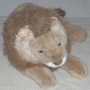 MUÑECO LEON DE PELUCHE GRANDE, EXCELENTE. NUEVO SIN USO. UN