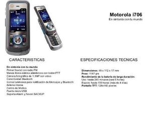 $  Pesos - Motorola I706 (Usado) Accesorios - Cargador