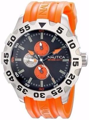 RELOJ NAUTICA NUEVO  EN ACERO CON GARANTIA --SUMERGIBLE