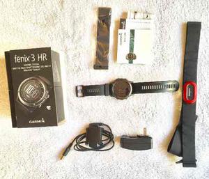 Reloj Garmin Fenix 3 Hr Zafiro + Banda + Kit Caja Original