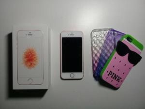 iPhone SE Rose Gold 4' 16 GB + 3 fundas para mujer.