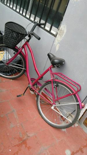 Bicicleta Urbana Rosa