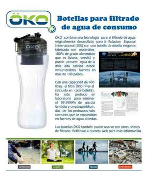 Botella Con Filtro Purificador¿ Agua De Rios/ Arrode 550ml