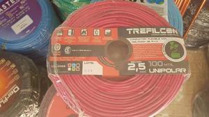 Cable Unipolar Trefilcon 2.5 Mm 100 Metros