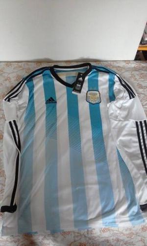 Camiseta seleccion argentina  manga larga adidas