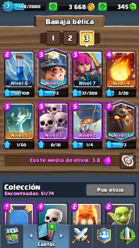 Cuento De Clash Royale Con 2 Lendarias.