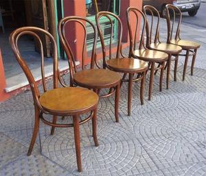 Juego De Seis Sillas Thonet