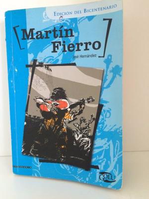 Libro "Martín Fierro"