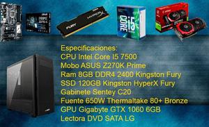 PC by Bitech Intel I5 + SSD 120 GB + RAM 8 GB + MSI GTX 