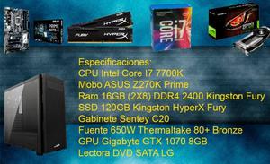 PC by Bitech Intel I7 + SSD120 GB + RAM 16 GB + GIGABYTE GTX
