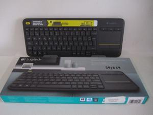 Teclado Logitech K400 Plus Inalambrico Pc Smart Tv Touch Pad