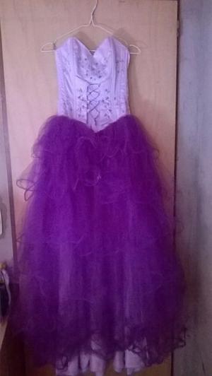 Vestido de 15 Lila Y Violeta