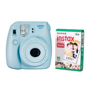 Fujifilm Instax Mini 8 Celeste Tipo Polaroid 10 Fotos