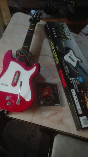 Guitarra para PC y Play3 más juego Guitar Hero