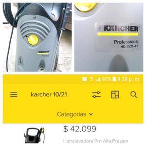 Hidrolavadora karcher hd s.