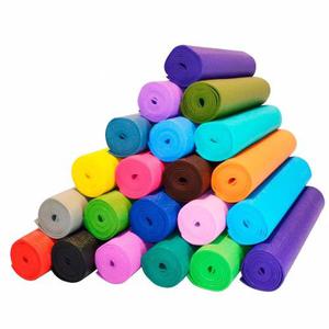 Mat Yoga Pilates Fitness Enrollable Gimnasia Colores 3mm Rey