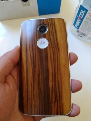 Motorola Moto X2 Edición Bambú/ Tapa de madera/ Libre