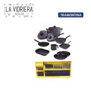 Set Bateria Tramontina 10 Unidades Teflon Juego Cubiertos 24