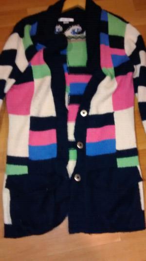 Sweater de lana multicolor